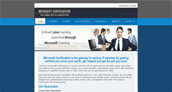 Desktop Screenshot of microsoft-certification.co.uk