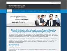 Tablet Screenshot of microsoft-certification.co.uk
