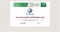 Desktop Screenshot of microsoft-certification.com